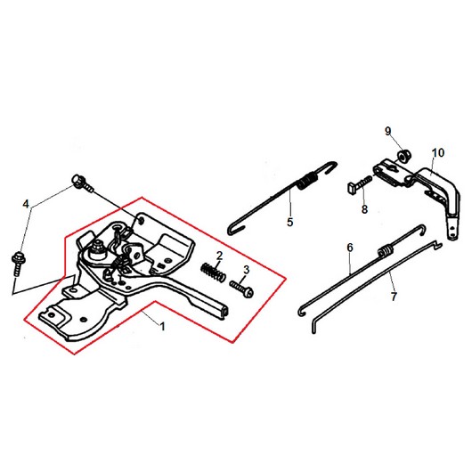 Рычаг регулятора оборотов Champion ST656